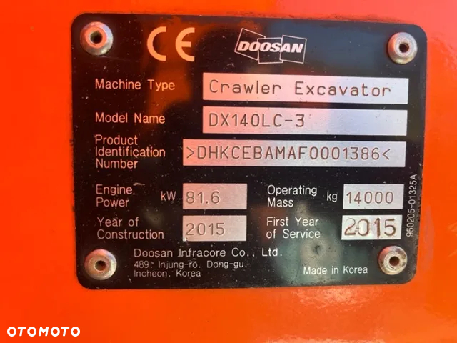 Doosan DX140LCR-3 - 7