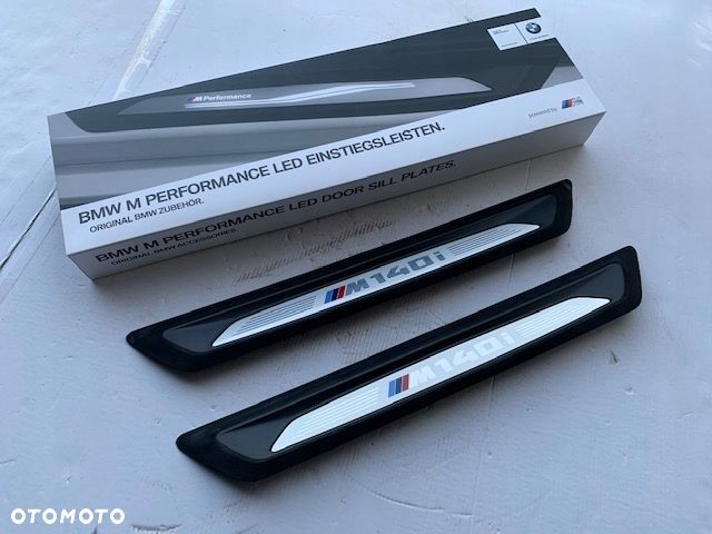 BMW F20 M140i LISTWY NAKŁADKI PROGU LP KPL ORG - 1