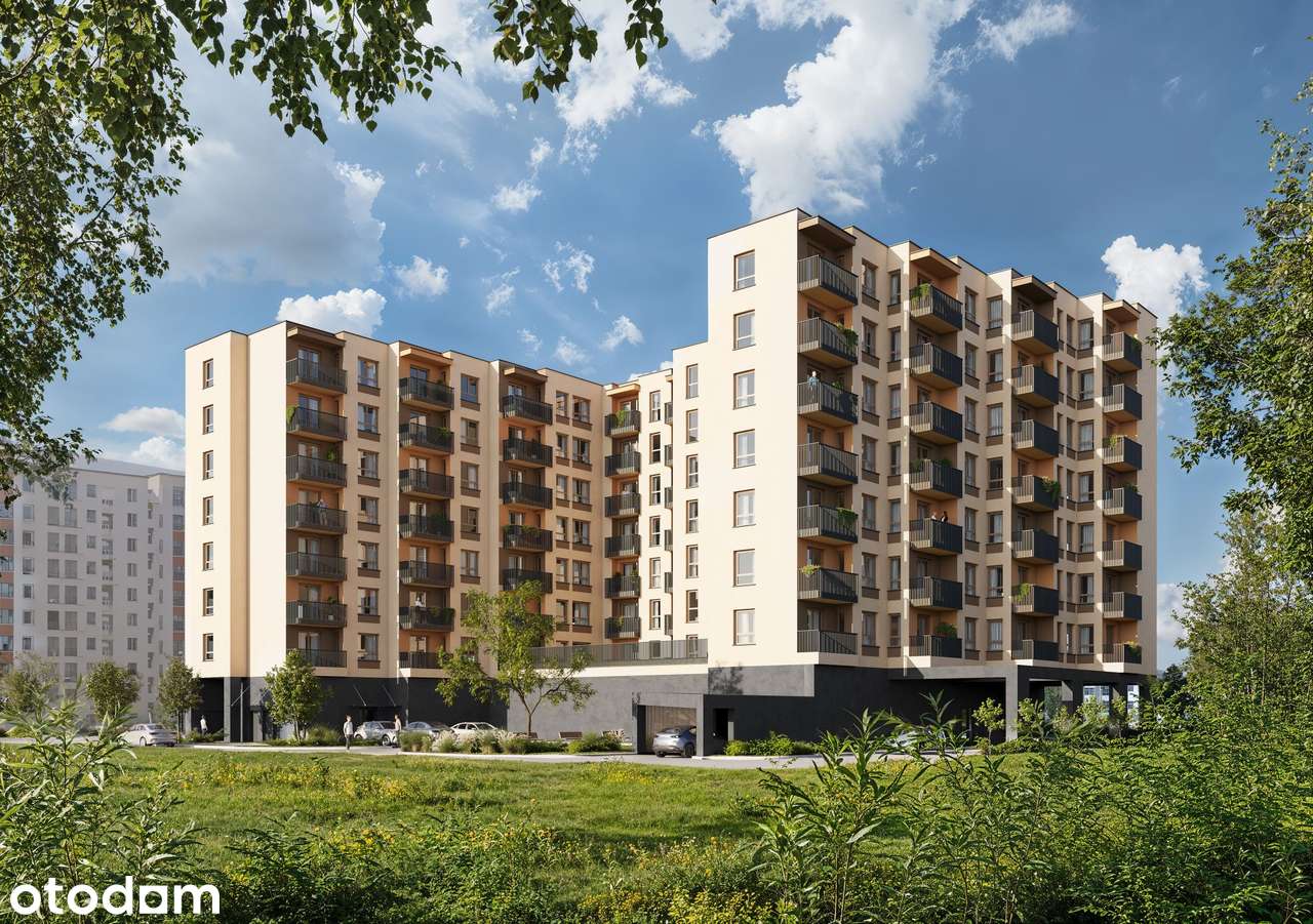 2-pokojowe mieszkanie 45m2 + loggia