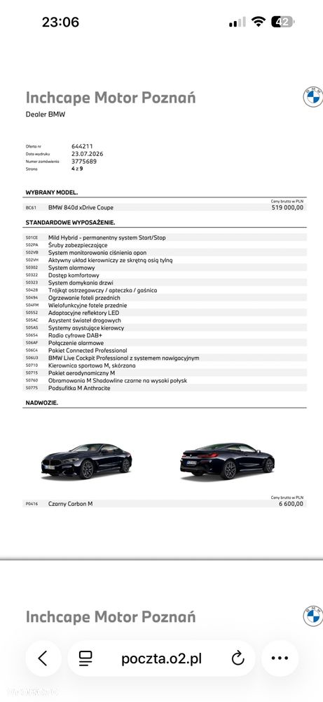 BMW Seria 8 840d xDrive mHEV - 7
