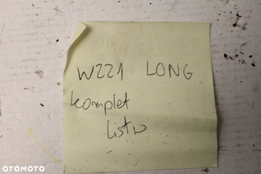 MERCEDES W221 LISTWA LISTWY DRZWI CHROMOWE CHROM KOMPLET - 3