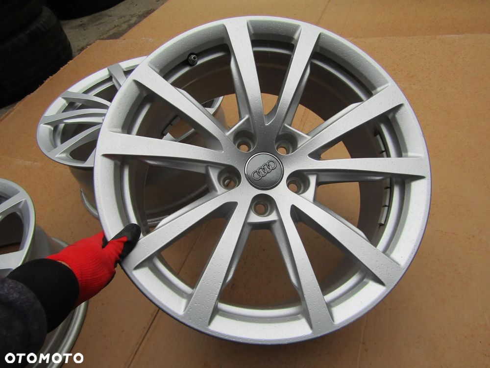 4x JAK NOWE Felgi Aluminiowe 18 Audi A4 B6 B7 B8 A5 8T A6 C6 C7 C8 A7 A8 Q3 Q5 Q7 SEAT SKODA VW BMW 8 j 5x112 ET29 piasta 66,6 mm + czujniki TPMS / STAN IDEALNY - 22