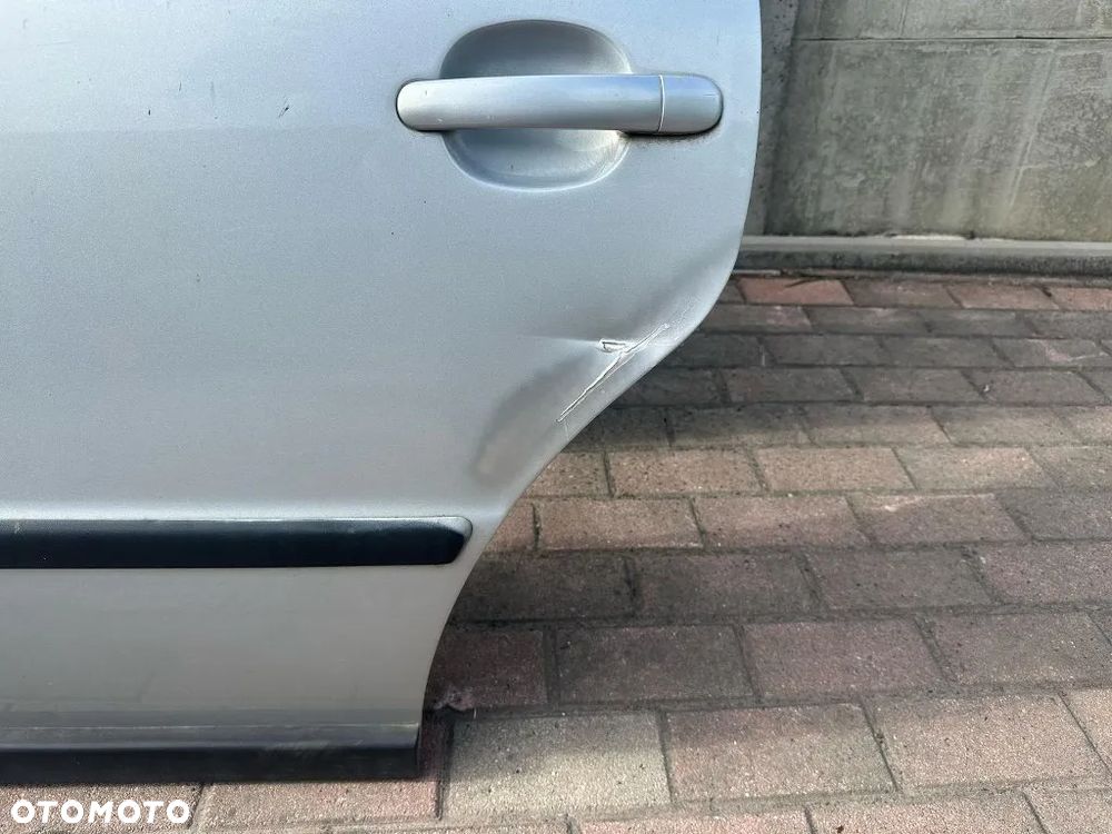 drzwi tylne lewe tył kompletne vw passat b5 lift kombi 2001-2005 srebrny met. - 8