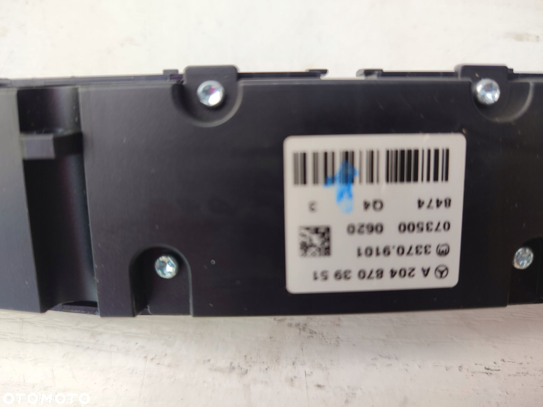 Panel podgrzewania foteli MERCEDES GLK X204 EUROPA A2048703951 - 5