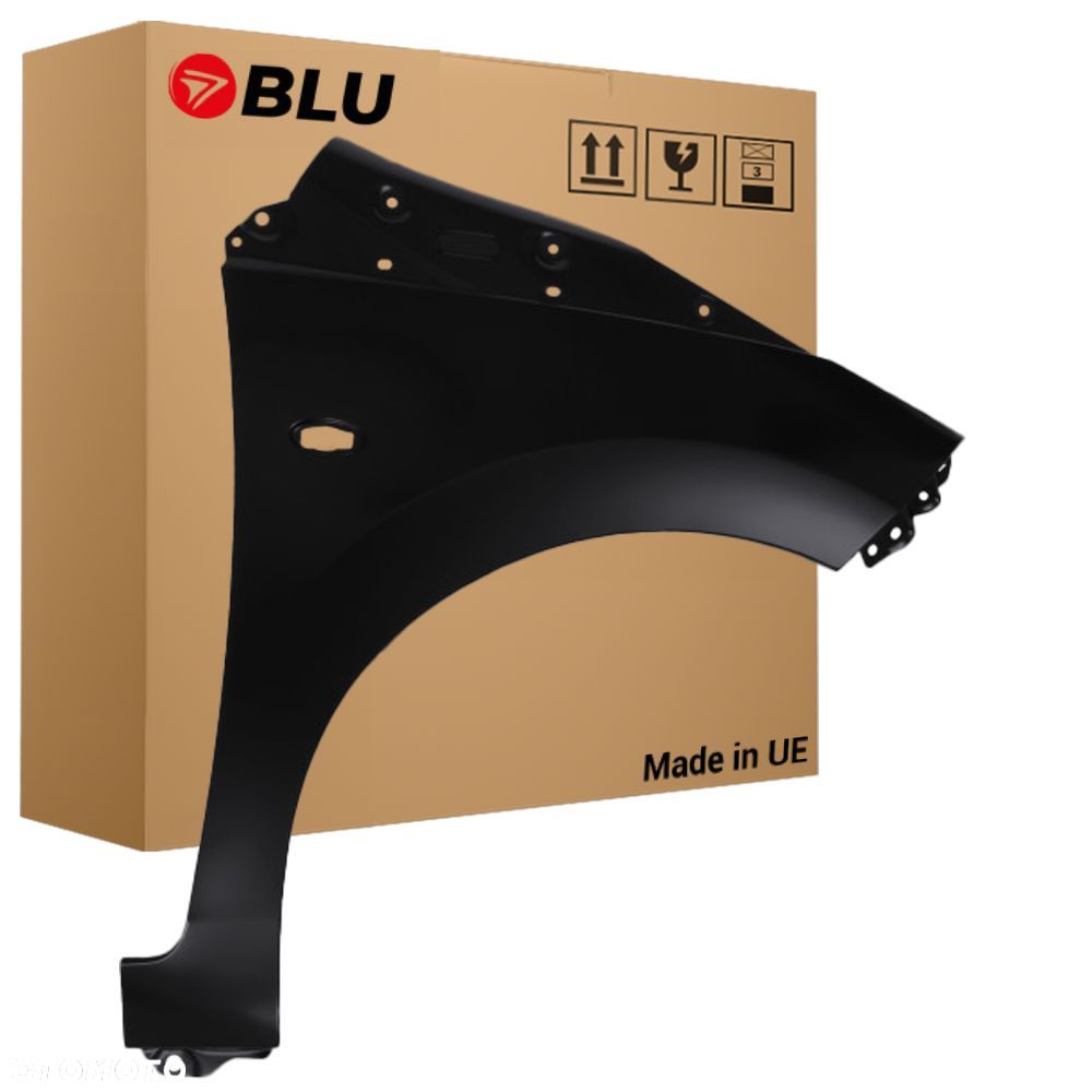 BLU Błotnik TOYOTA AYGO 2 II 211 Prawy Przód Czarny BlackEffect - 1