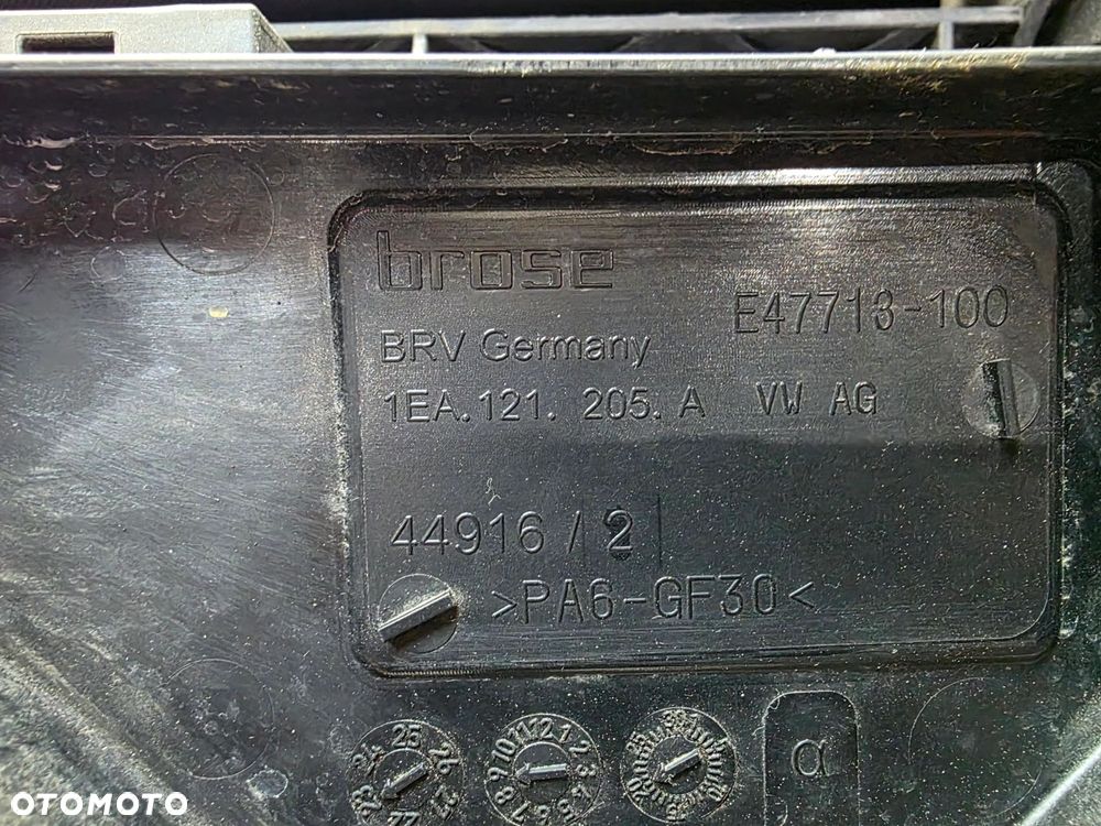 CHŁODNICE WENTYLATOR OBUDOWA ŻALUZJA AUDI Q4 E-TRON 1EA121203C 1EA959455C - 13