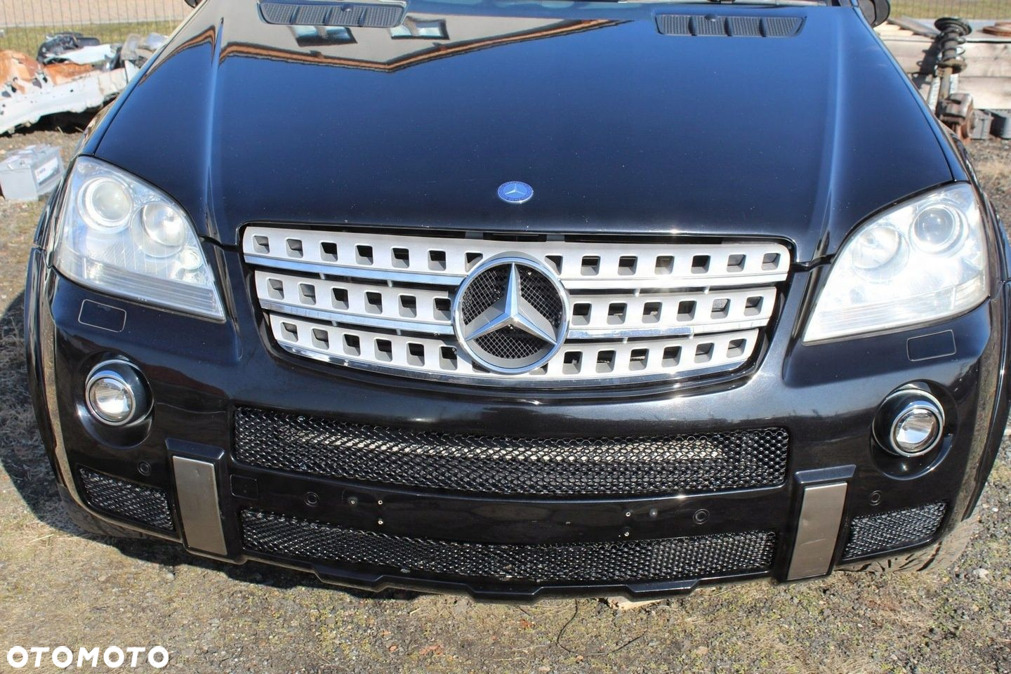 Atrapa chłodnicy Grill zderzaka AMG Oryginał Mercedes W164 ML A1648800323 - 8