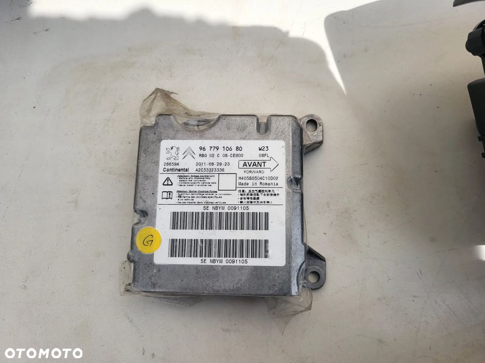 Poduszki powietrzne napinacze Peugeot 508 I - 2