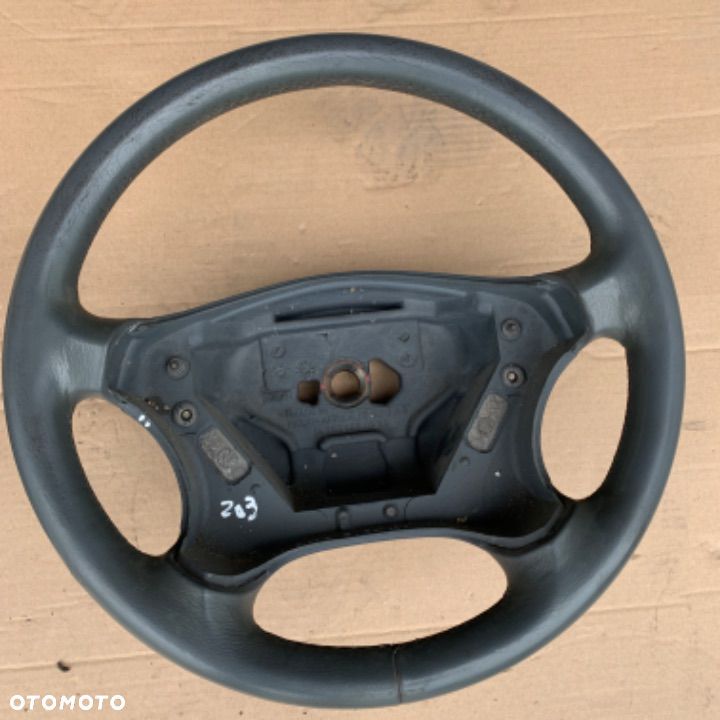 MERCEDES C 203 szara skórzana kierownica skora - 1