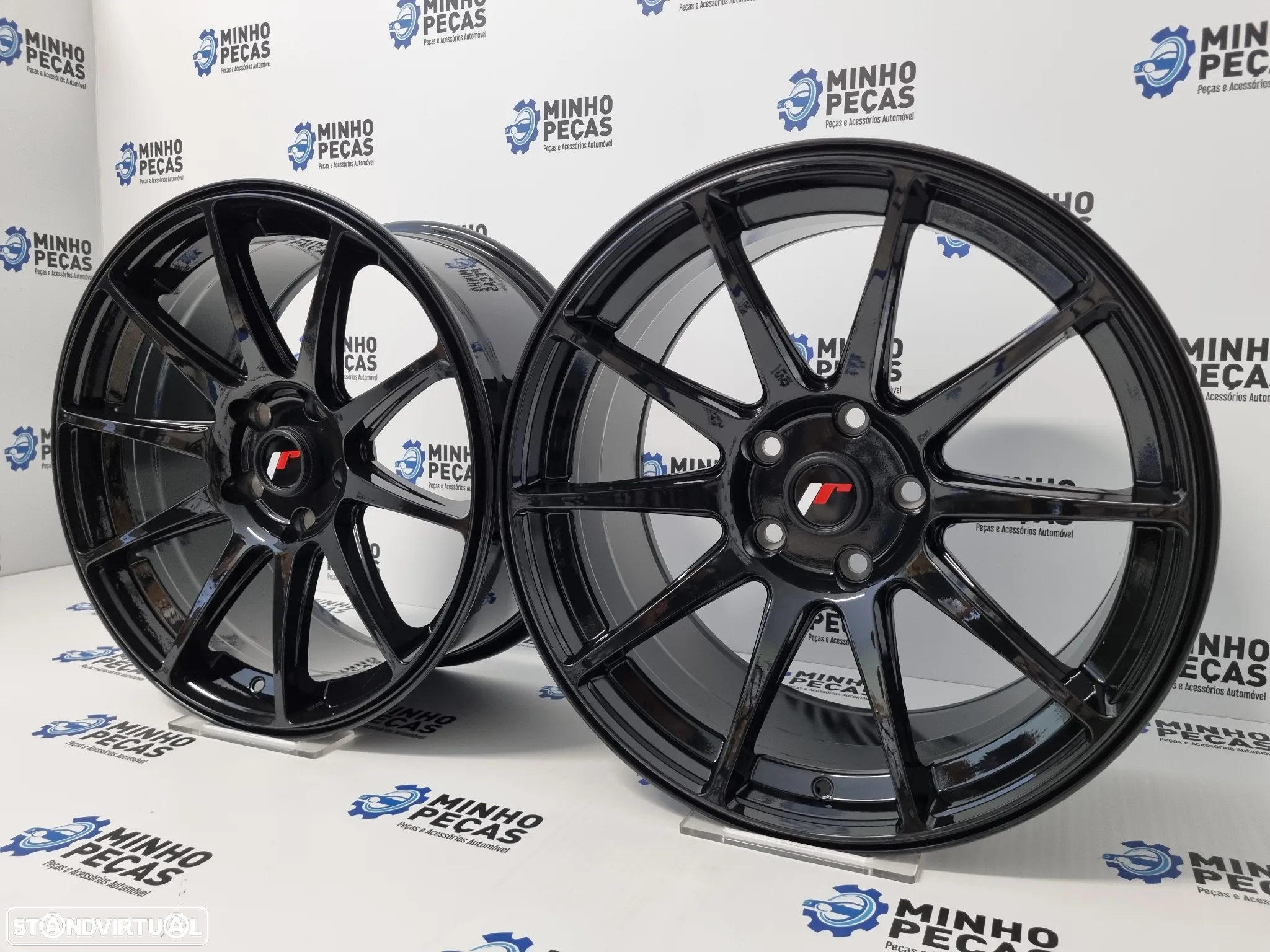 Jantes Japan Racing (JR11) em 18 Preto Brilho (5x120) - 2