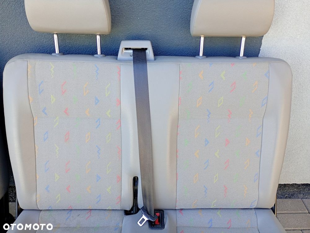 Kanapa Tył Siedzenie II Rząd Ławka Fotel Vw Transporter Caravelle T5 - 3