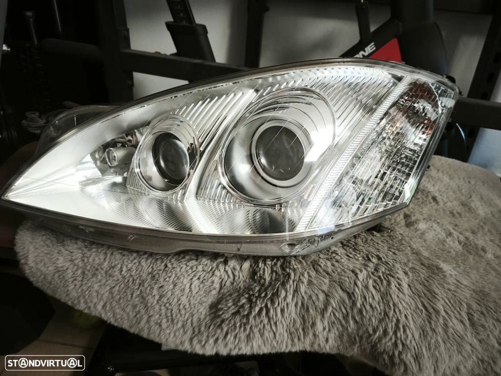 Farol esquerdo bi-xenon direcional Mercedes classe S w221 - 5