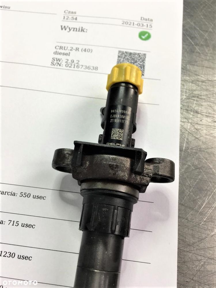 WTRYSKIWACZ TEST 2.0 TDCI EJBR03801D EJBR06001D 9688438580 WTRYSK SPRAWDZONE IMA CITROEN C4 C5 PEUGEOT 407 508 308 - 4