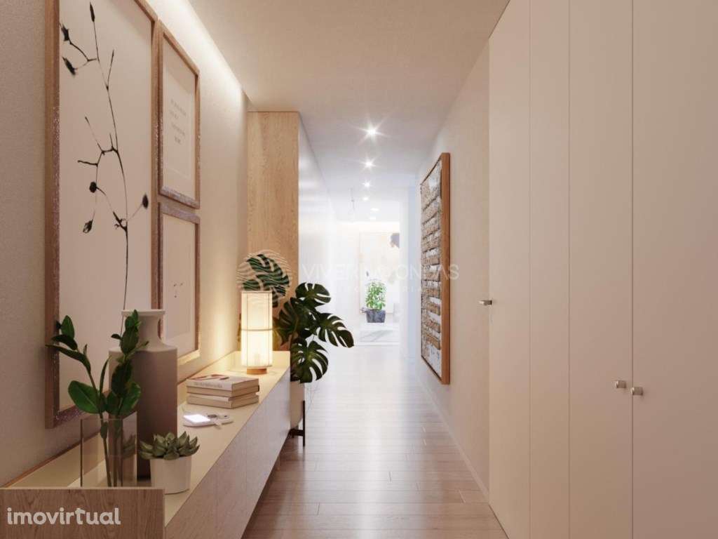 Apartamento T4 com 3 lugares de parqueamento e arrumos, em Canidelo. - Grande imagem: 4/38