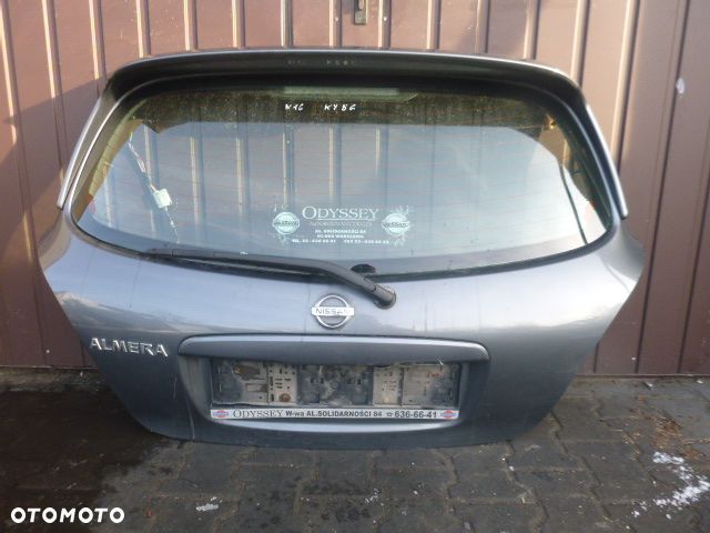 KLAPA TYŁ TYLNA KOMPLETNA NISSAN ALMERA N16 - 1