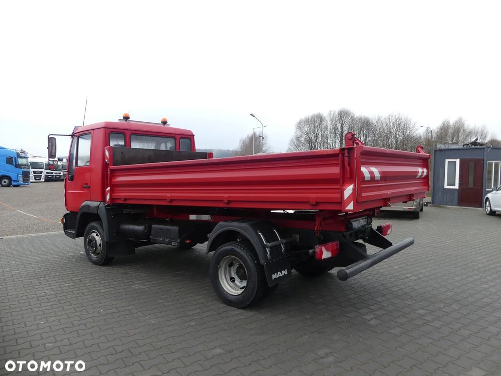 MAN LE 8.180 / 3- STRONNA WYWROTKA / BLOKADA MOSTU / - 11