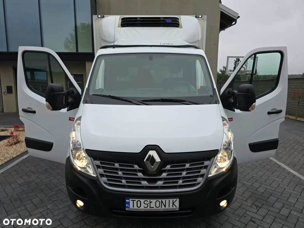 Renault MASTER IGLOPOL -30*C +25*C Carrier XARIOS 350 Podłączenie Stacjonarne 230 V ŁADOWNOŚĆ 840Kg WZMOCNIONE TYLNE ZWIESZENIE TEMPOMAT KLIMA HALOGENY KAMERA COFANIA SALON PL STAN JAK NOWY - 29