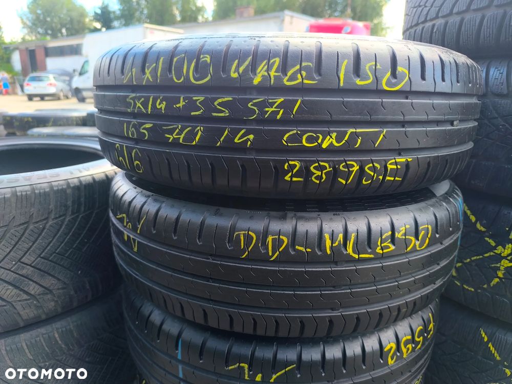 165/70R14 81T Opony Letnie Lato CONTINENTAL ContiEcoContact 5 7mm Legnica ALU-RAD 165/70 - 2