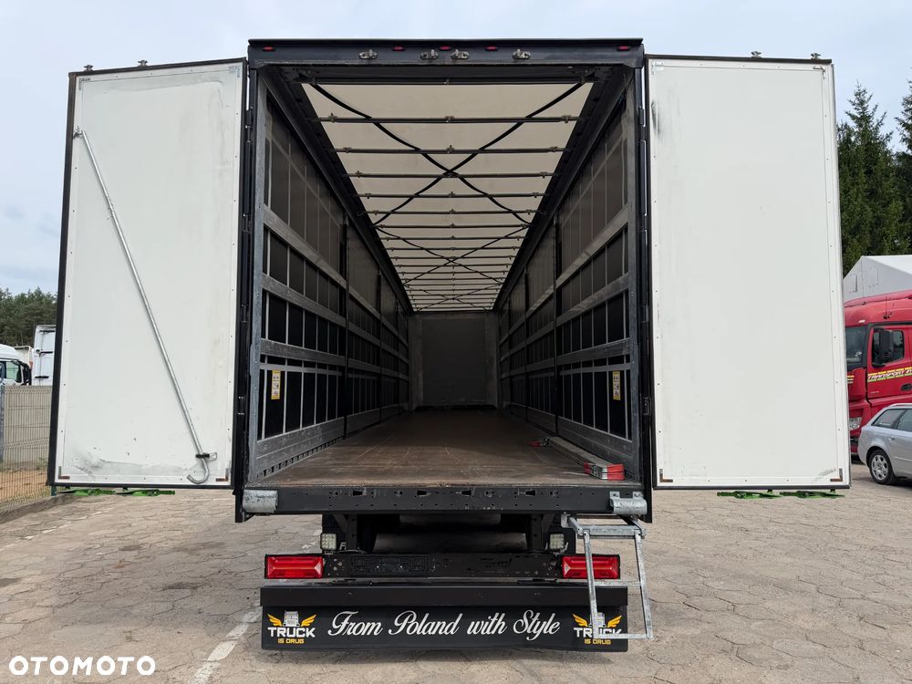Schmitz Cargobull FLIEGL / SAF / DACH PODNOSZONY / KOSZ PALETOWY / CAŁA CZARNA / OŚ PODNOSZONA / NOWE OPONY / STANDARD / 2023 ROK !! - 35