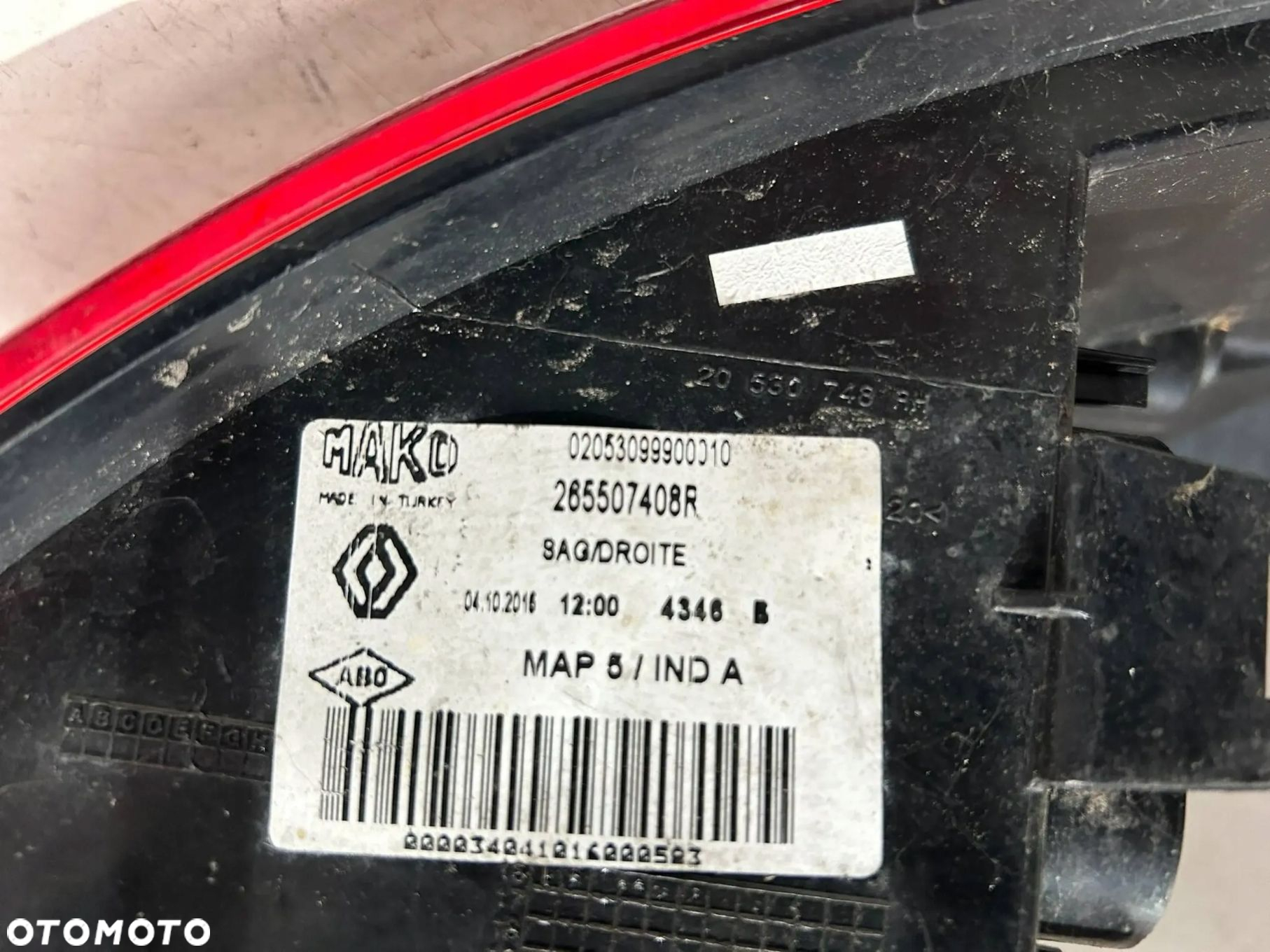 Lampa tył prawy Renault Clio IV 2015 - 4