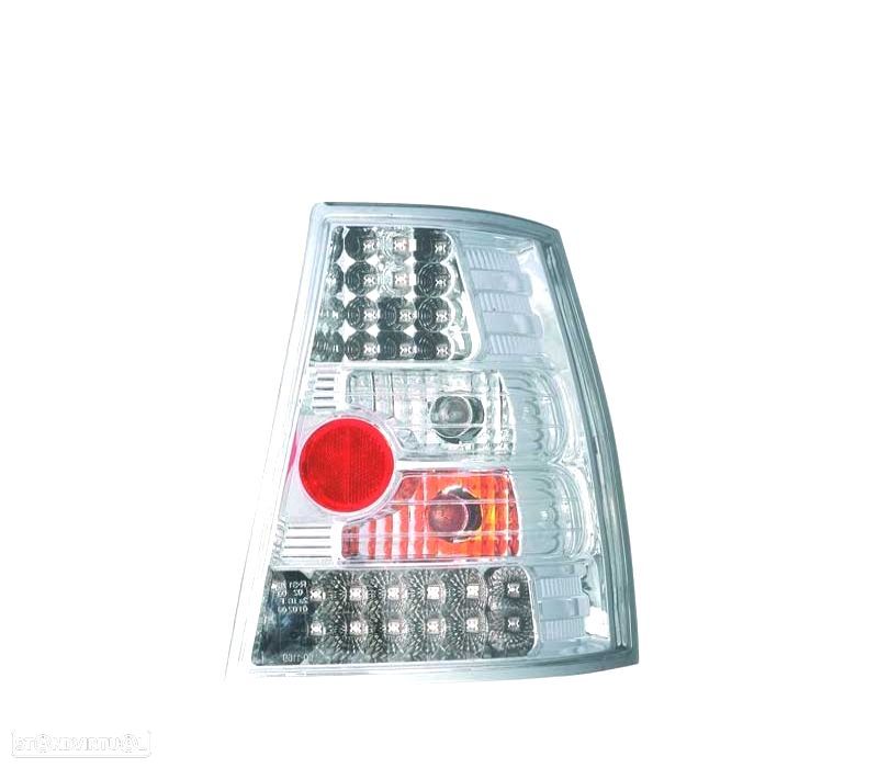 FAROLINS TRASEIROS LED GOLF 4 MK IV VARIANT 97-03 CROMADOS - 1