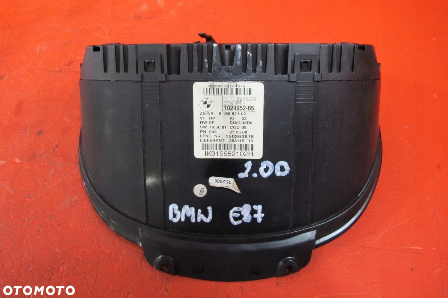 BMW I E87 2.0 D M47D20 E81 LICZNIK ZEGARY 9166821 1024952 - 4