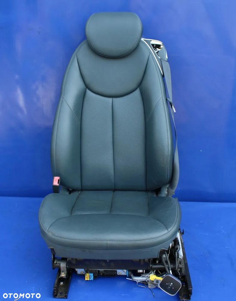 Fotel + pas lewy kierowcy niebieski OE Mercedes SL R230 W230 - 2