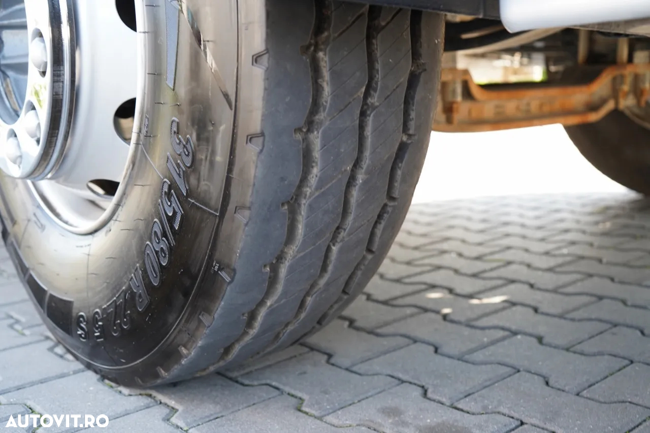 Renault C 430 / 8x4 / BASCULATOR DUBLU - 6M / HAYON HIDRODOXY / TRAPĂ / ANVELOPE 100% / IMPORTAT - 22