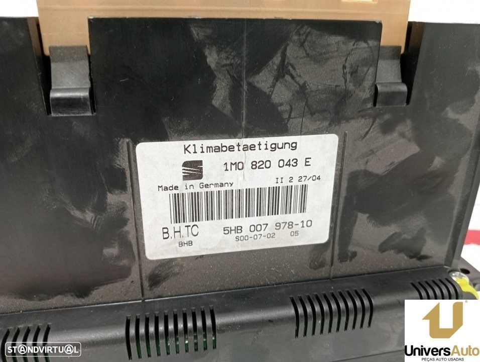 COMANDO CLIMATIZADOR SEAT LEON 2005 -1M0820043E - 2