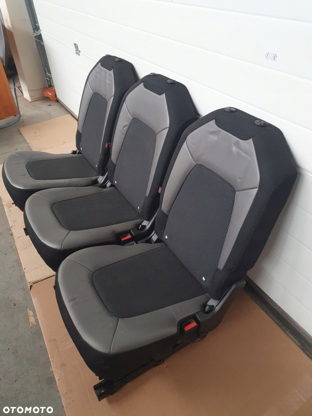 FOTEL TYŁ II RZĄD CITROEN C4 PICASSO II SPACETOURER PÓŁSKÓRA - 6