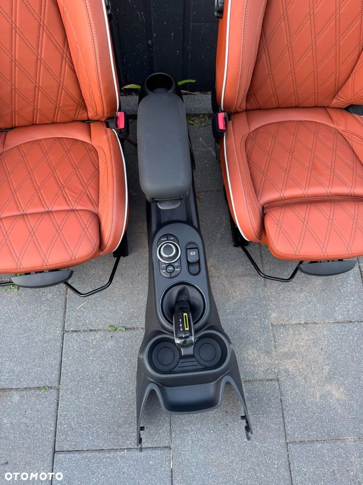 FOTELE TAPICERKA MINI COOPER ONE F56 BEV SPORT GRZANE HARMAN CHESTER BROWN - 2