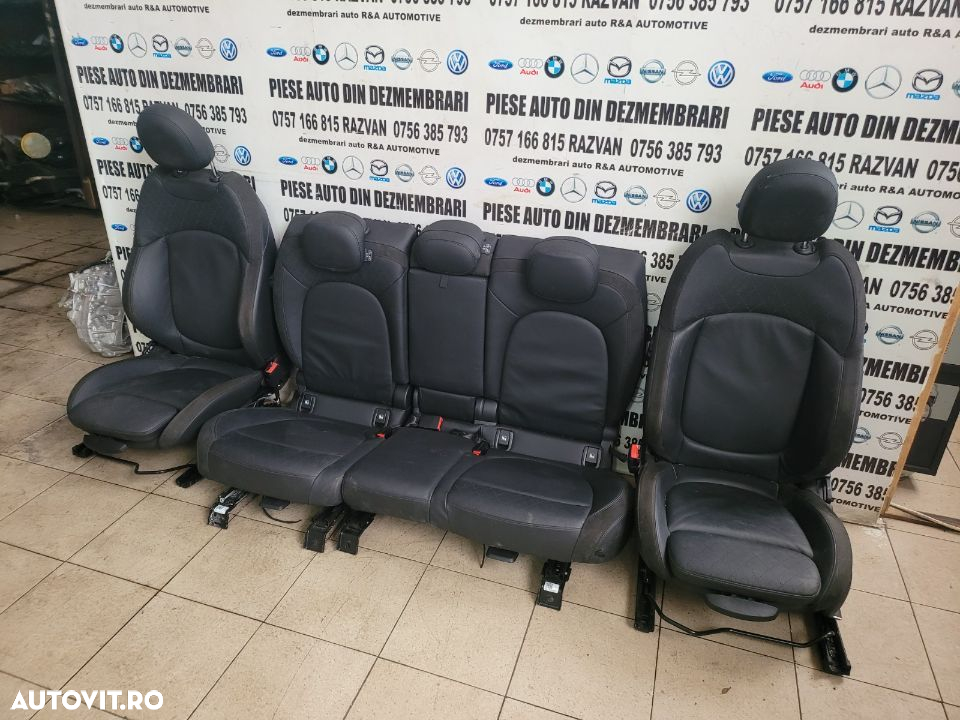 Interior Complet Scaune Fata Bancheta Mini F54 F56 Model 2 Usi Volan Stanga Impecabile - 3