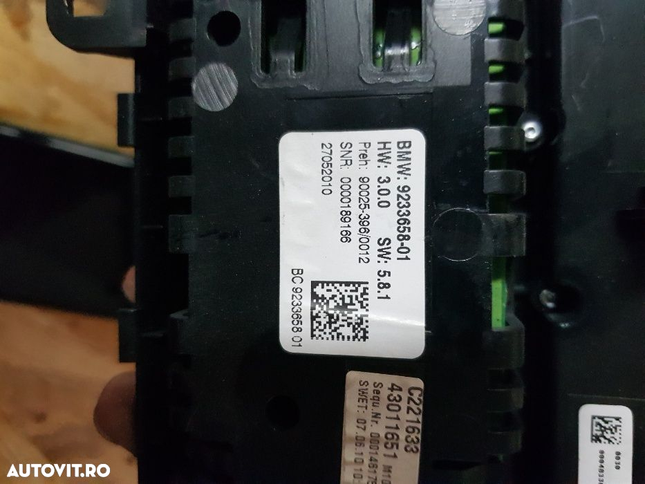 Panou Modul Climatronic Interfata Radio CD Bmw Seria 5 GT F07 - 2