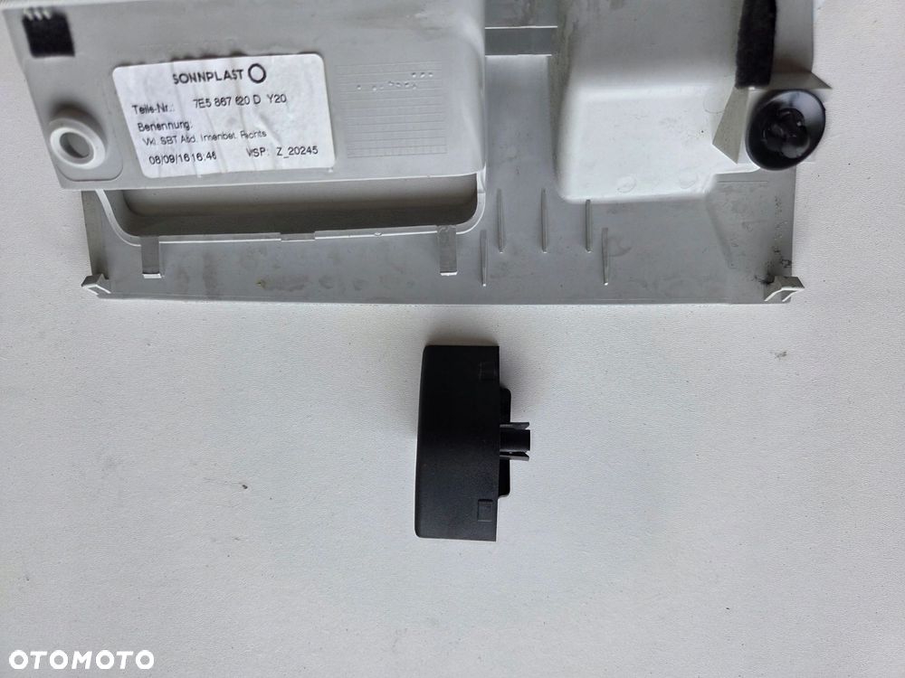 VW T5 LIFT T6 klamka obudowa nakładka drzwi przesuwnych prawych 7E5867620D - 3