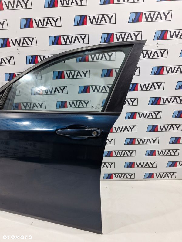 BMW F20 DRZWI LEWY PRZÓD PRZEDNIE LEWE B38 MIDNIGHT BLUE KOMPLETNE - 3