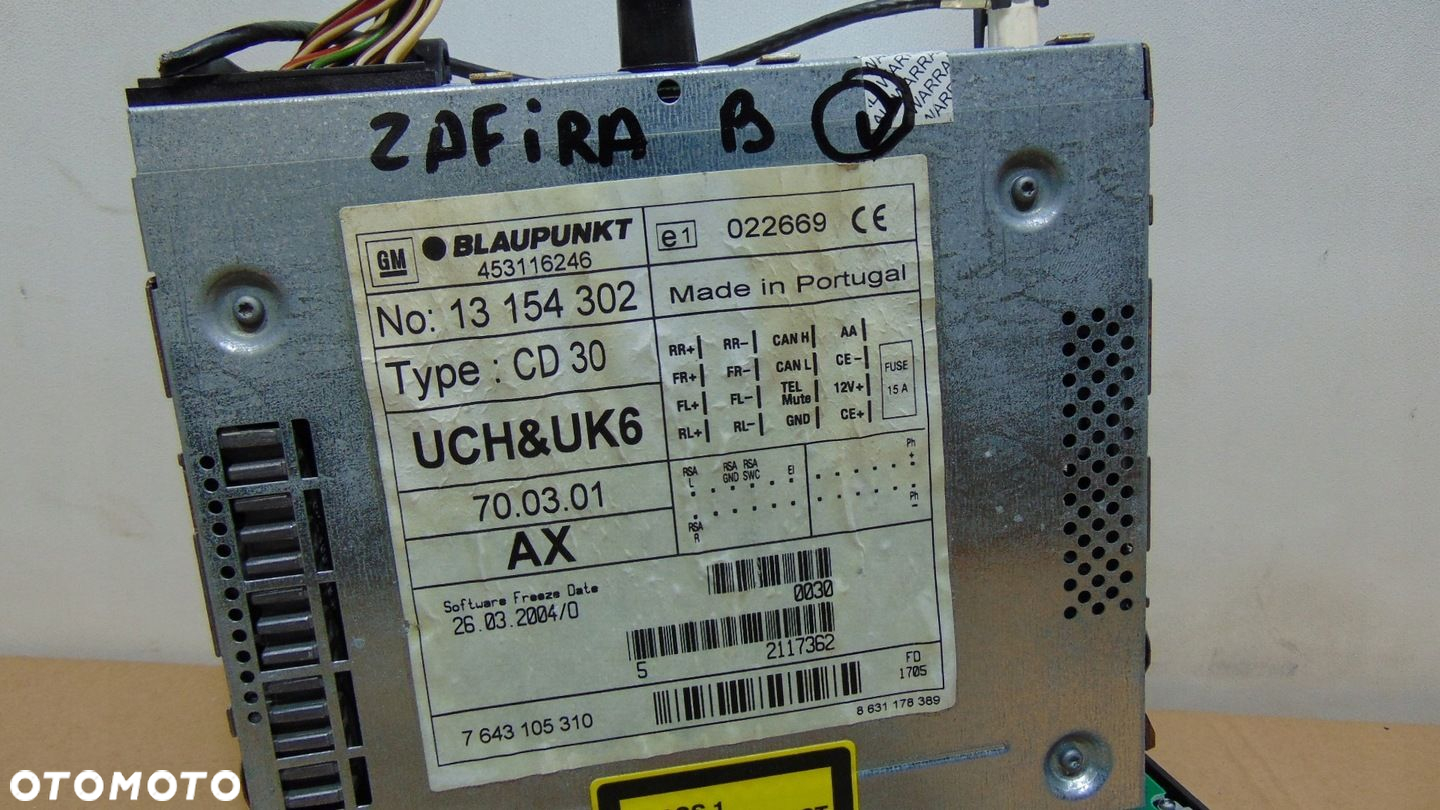 ASTRA H RADIO CD30 MP3 WYŚWIETLACZ - 3