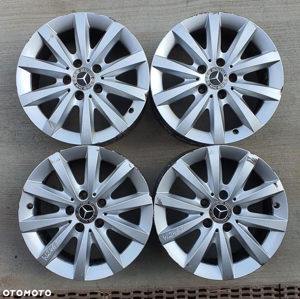 ALUFELGI FELGI 16 6.5J ET49 5X112 MERCEDES W246 4SZT - 1