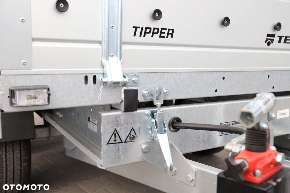 TEMARED TIPPER 2515/2 S 0,75T  253x152x30cm, DMC 750kg, Pompa ręczna , Burty ALU - 8