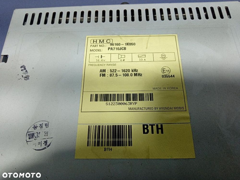 HYUNDAI IX20 10-15 RADIO I NAWIGACJA 96160-1K050 - 8
