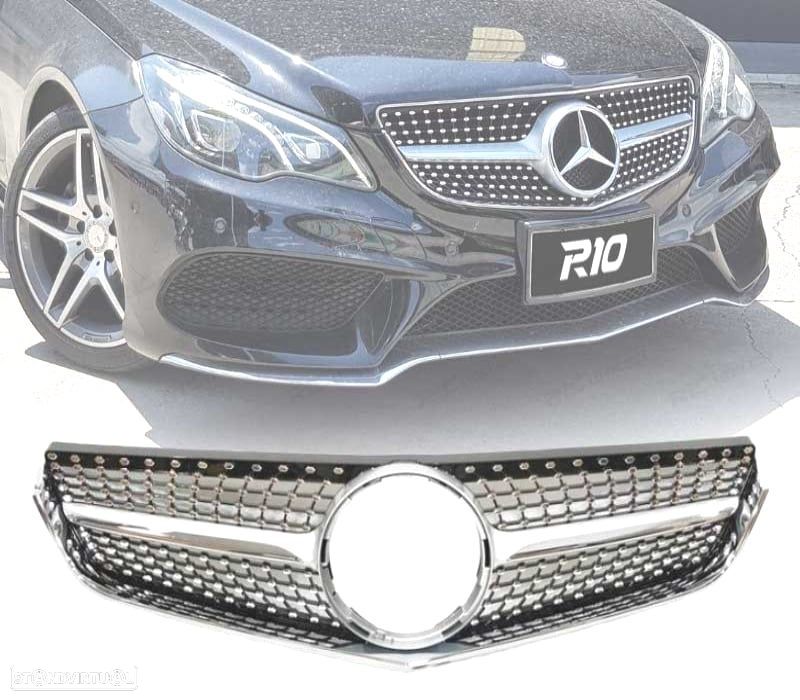 GRELHA MERCEDES W207 14-16 LOOK DIAMOND CROMADO - 1