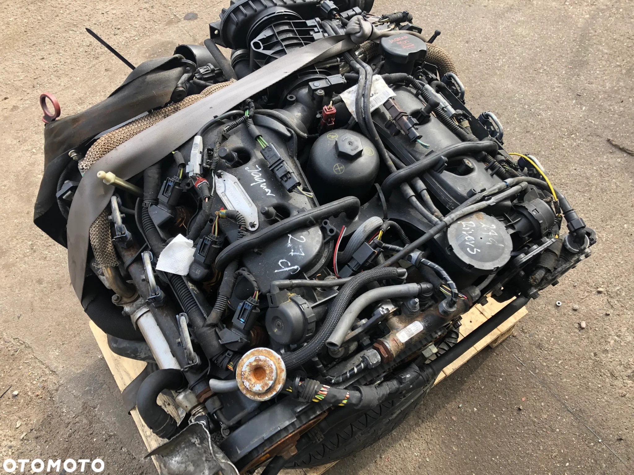 Silnik kompletny z osprzętem Range Rover Sport / Range Rover L322 LM 3.6 TDV8 - 3