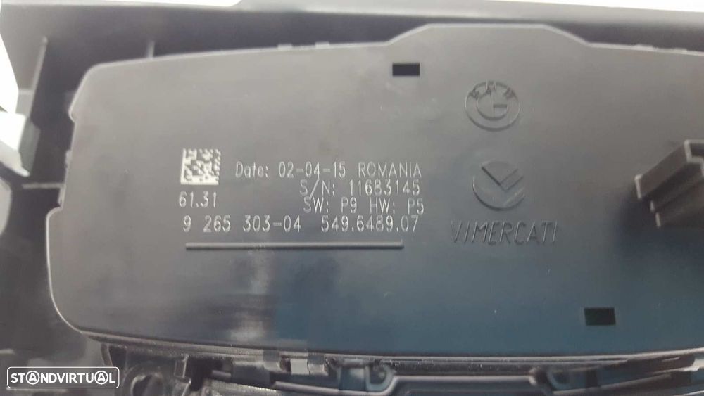 COMANDO DAS LUZES BMW SERIE 1 LIM. (F20/F21) 118D M SPORT - 3