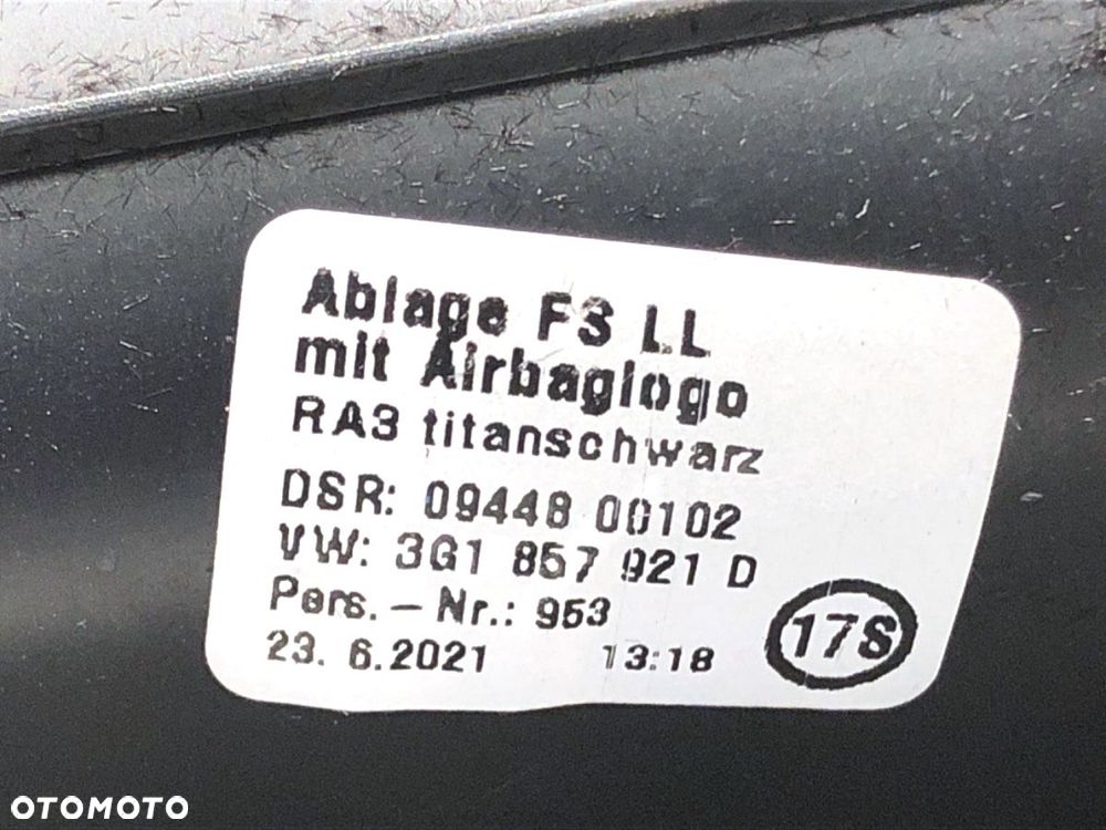 SCHOWEK KIEROWCY  VW ARTEON (3H7, 3H8) 2017 - 2022 TSI R 235 kW [320 KM] benzyna 2020 - 2022 - 4