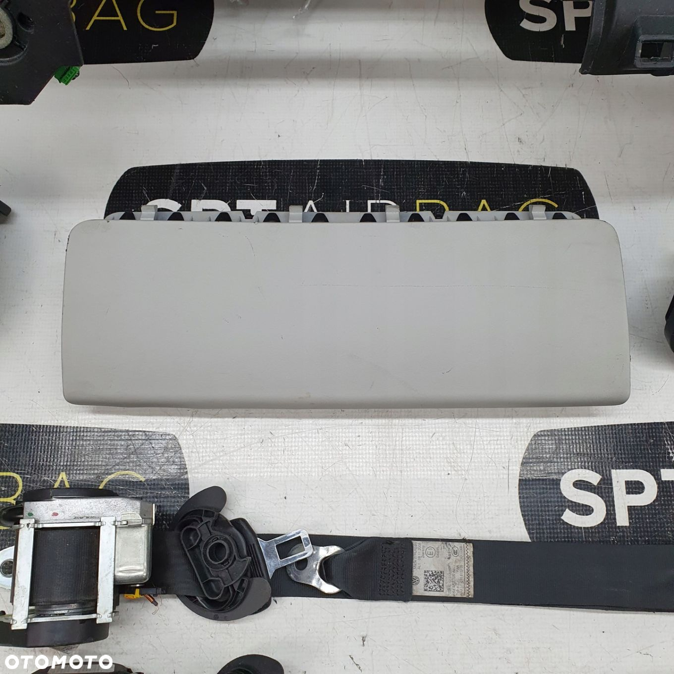 LAND ROVER RANGE ROVER EVOQUE DESKA ROZDZIELCZA KONSOLA KOKPIT PULPIT PODUSZKI AIRBAG AIR BAG PASY KIT SET - 7