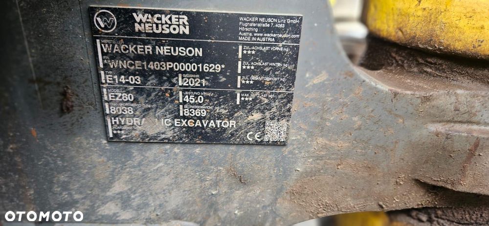 Wacker Neuson EZ 80 - 9