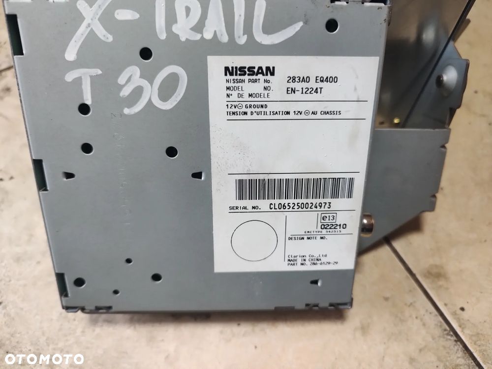 NISSAN X-TRAIL CD RADIO WYŚWIETLACZ 283A0 EQ300 - 3