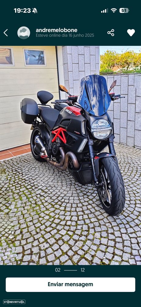 Ducati Diavel Red/carbono - 1