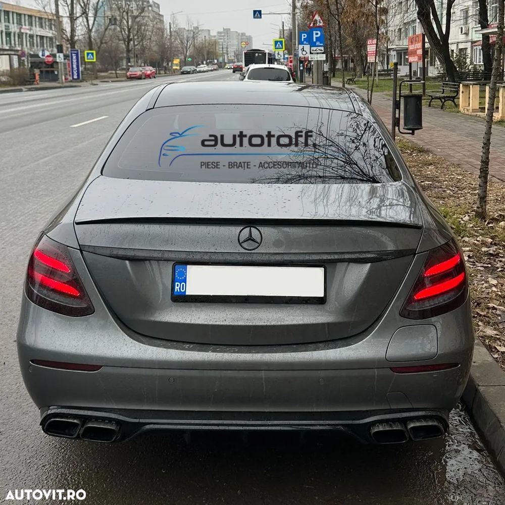 Difuzor bara spate Mercedes W213 S213 Standard (16-20) model E63 Black - 5