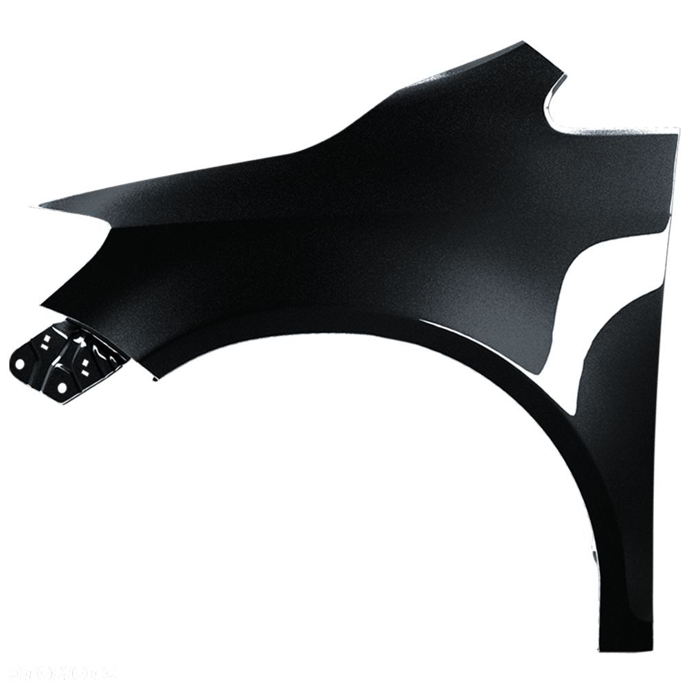 BLU Błotnik VW GOLF VI PLUS 6 + LC9X lewy czarny 09-13 przód TiefSchwarz - 2