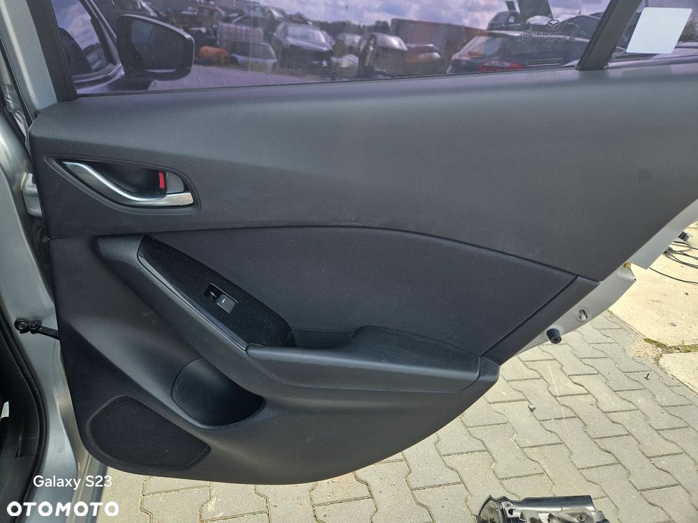 Fotel kierowcy lewy prawy pasażera kanapa tapicerki boczki Mazda 3 III BM Lift 2017r hatchback Europa - 6